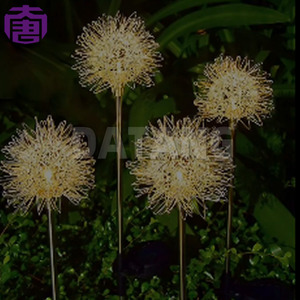 Luces Solares LED de Jardín con Forma de Diente de León de Aluminio, Decorativas para Interiores/Exteriores, Impermeables, con Clasificación IP65 - Product Image 4