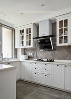 Ensemble de meubles de cuisine modulaires modernes sur mesure en gros, finition personnalisée, évier, crédence, armoires de cuisine pour appartement
