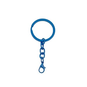 Llavero de Metal con Cierre de Mosquetón, Cadena de Estilo Minimalista, Accesorio para Manualidades - Product Image 1