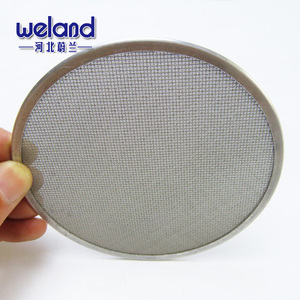 Kích cỡ khác nhau 10 20 30 40 micron 304 316 Kim Loại màn hình lọc thép không gỉ Vòng lưới lọc đĩa - Product Image 4