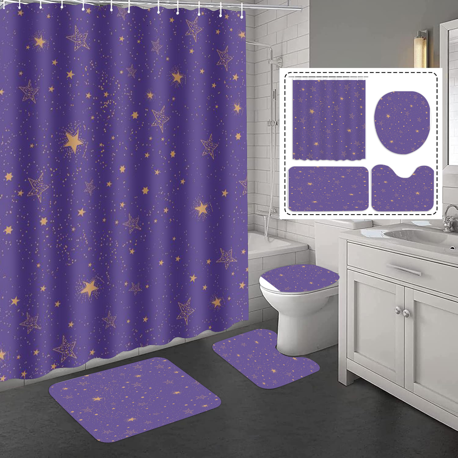 BTG10 Deep Purple Starry Sky