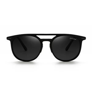 Gafas de Sol Redondas con Marco Gris Jack 5003, Lentes TAC Polarizadas con Protección UV400, Montura Completa, Unisex, para Conducir - Product Image 1