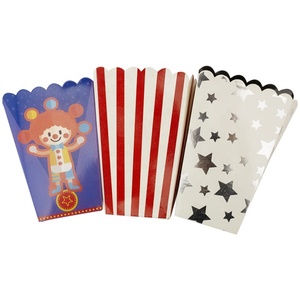Factory Wholesale Biodegradable Popcorn Box Takeaway French Fries Chips Box Customizable Packaging For Food