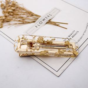 INS Bestseller Acryl-Alligator-Haarspangen für Frauen Rechteckige Ausgehöhlte Bunte Acetat-Haarklammer mit Geringer Mindestbestellmenge - Product Image 6