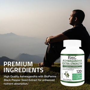 Cápsulas de Ashwagandha Premium con Pimienta Negra, Suplemento Herbal Vegano para el Estrés y la Energía, Suplemento de Ashwagandha - Product Image 5