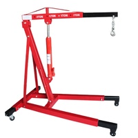 Grue de levage hydraulique pour moteur de voiture, petite, pliable, portable, 2 tonnes