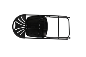 Fan Back Black Folding Party <b>Chair</b> Durable PP+Metal <b>Stackable</b> Waterproof for Indoor Outdoor Events for <b>Garden</b> Park & Kitchen Use - Product Image 3