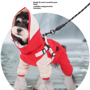 Impermeable para Perros, Diseño Reflectante, Chaqueta para Mascotas con Protección Contra el Viento y la Lluvia, para Schnauzer, Teddy y <span class=keywords><strong>Cachorros</strong></span> - Product Image 3