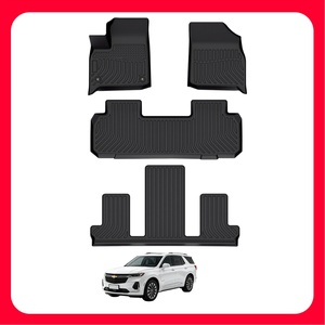 Tapetes de Auto de Lujo Impermeables para Todo Clima, de TPE, para <span class=keywords><strong>Chevrolet</strong></span> Traverse, Colorado, <span class=keywords><strong>Carens</strong></span> 2023, Personalizados en 3D y 5D, con Logotipo, Garantía de 3 Años - Product Image 1