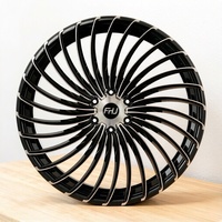 Jantes en alliage forgé sur mesure FHJ, concaves profondes, 6x139.7 6x135 6x120, 18 19 20 pouces, jantes de voiture à fond profond pour AMG S63 BMW M5 Audi RS7