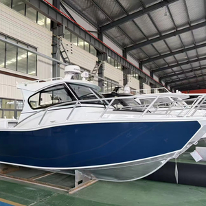 <span class=keywords><strong>Barca</strong></span> Sportiva in Alluminio ad Alta Velocità, Yacht da Crociera con Cabina Aperta, Certificato CCS, 25 Piedi 7,5m, Rimorchio Incluso - Product Image 1