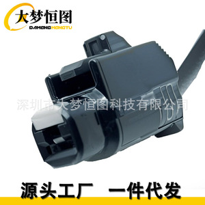 ขั้วต่อสายไฟโซลินอยด์สตาร์ทเตอร์ สายรัดแบบพิกเทล 428000-1080 ขั้วต่ออัตโนมัติพลาสติกสีดำ - Product Image 2