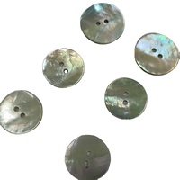 Botones Redondos de Concha de Agoya Masabenu Japonesa Importada de 2 Ojos para Suéteres de Mujer, Venta al por Mayor Personalizada