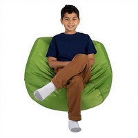 Fauteuil inclinable gonflable pliable de conception japonaise avec housse amovible, pompe à pied, confort doux pour chambre et salon