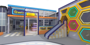 Aire de jeux intérieure pour enfants avec trampoline, toboggan et mur d'escalade, design unique et ludique, fabrication directe en usine, personnalisable sur le thème de <span class=keywords><strong>Mario</strong></span> - Product Image 4