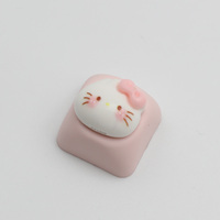 Capuchons de touches personnalisés en résine 3D MG Kitty Cat mignons, artisanat, pour clavier mécanique, modèle KC-105, 2025