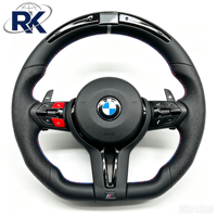 Volant sport en fibre de carbone pour châssis F M Sport avec affichage LED, cuir Nappa perforé, X5/X4, directement d'usine, prix bas