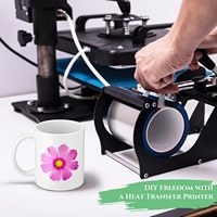 Tasses à café personnalisées DIY de 11 oz, blanches, en céramique, avec revêtement céramique, pour cadeaux d'art de remise de diplôme, artisanat DIY