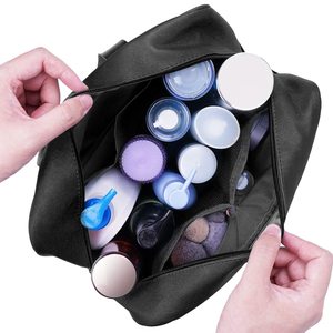 Bolsa Organizadora <span class=keywords><strong>de</strong></span> Cosméticos <span class=keywords><strong>de</strong></span> <span class=keywords><strong>Viaje</strong></span>, Impermeable, Portátil, con Cierre y Asa, Personalizable con Logotipo, para Hombres y Mujeres - Product Image 2