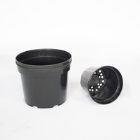 Pot de fleurs rond souple en plastique léger à suspendre, avec trous de drainage, en PP écologique pour pépinière