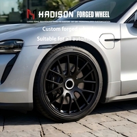 Jantes en magnésium forgées sur mesure avec système de blocage central, 20 et 21 pouces, pour Porsche Taycan Turbo GT Rimac Nevera EV