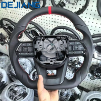 Volant en cuir et fibre de carbone personnalisé pour Toyota Corolla Land Cruiser GR Prado LC 70 79 LC200 LC300 120150 200 Hilux