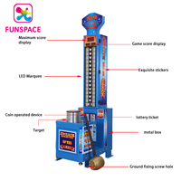 Machine de jeu de marteau à billet de loterie d'arcade, prix intéressant, à vendre