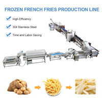 2024 nouvelles frites entièrement automatiques personnalisées faisant la Machine ligne de Machine de traitement de pommes de terre machines de frites surgelées