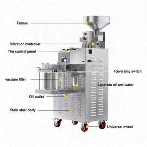 Máquina de Extracción de Aceite de Oliva de Alto Rendimiento, Máquina de Procesamiento de Aceite de Aguacate, Máquina de Prensado de Aceite de Semillas de Girasol y Cáñamo - Product Image 4