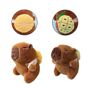 Sac à bandoulière pour étudiant en peluche Kawaii de 13,5 cm, série complète, avec breloque, jouet en peluche doux et mignon, personnages de dessins animés, logo personnalisé, vente en gros - Product Image 3