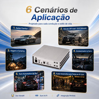 Amplificateur de voiture 8 canaux classe D avec DSP, amplificateur de puissance numérique 4 canaux, puce AKM japonaise, RMS 4x60W+4x25W, égaliseur 31 bandes, 12V