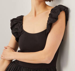 เดรสยาวปักลายดอกไม้สไตล์ฝรั่งเศสฤดูใบไม้ผลิฤดูร้อน - Product Image 3