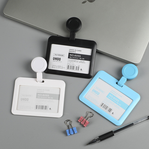 Vente en gros en stock Porte-badges rétractables en plastique ABS avec logo personnalisé <span class=keywords><strong>6</strong></span> pièces Boîte en PVC - Product Image 6