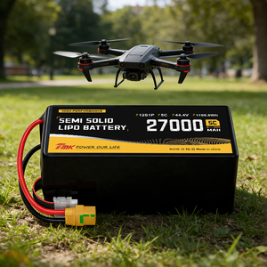 Batería LiPo Semisólida de 300Wh/kg, 44.4V, 27000mAh, 12S, 5C, Alta Densidad de Energía para Drones Industriales UAV de Larga Duración - Product Image 5
