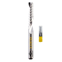 Fraise à spirale en alliage CNC Bits O Blade Single-Edge Straight 3.175*22*45 Single End Mill OEM ODM Altin/Tin Coated
