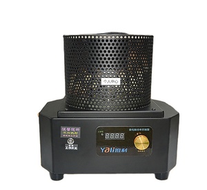 220V 4KG 1600 grado Fundición de Oro máquina de inducción hornos de fusión de bronce de hierro de acero de cobre de plata - Product Image 4