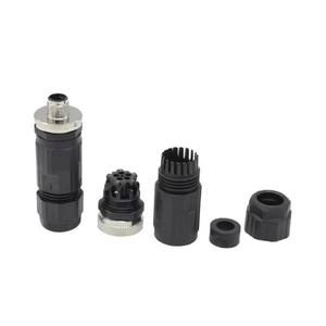 Conector Eléctrico Circular de Plástico Impermeable M12 de 16A para Montaje en Campo, 5 Pines, Macho y Hembra con Código L - Product Image 6