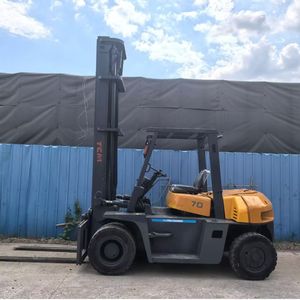 Montacargas Diésel Usado de Segunda Mano <span class=keywords><strong>TCM</strong></span> Original de Japón de 7 Toneladas con Repuestos en Venta - Product Image 6