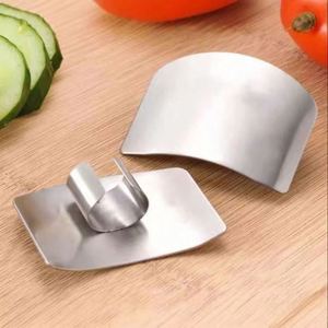 Protecteur de doigt en acier inoxydable d'aide de cuisine garde de couper - Product Image 3