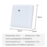 Wiegand RFID sin contacto tarjeta IC Skimmer RS232/485 lector 13,56 Mhz IP68 impermeable Control lector de tarjetas de acceso