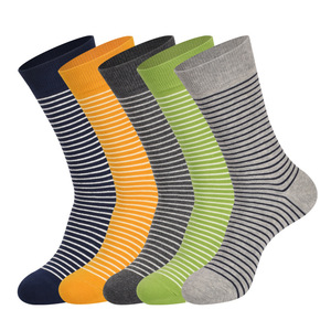 <span class=keywords><strong>Chaussettes</strong></span> pour <span class=keywords><strong>hommes</strong></span> en gros, haute qualité, douces, respirantes, décontractées, mode business, rayées, en coton, antidérapantes - Product Image 3