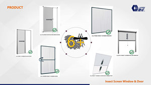 Màn hình côn trùng tùy chỉnh chất lượng cao cho cửa sổ - Product Image 5