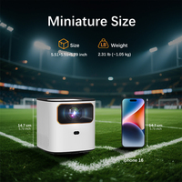 AOKANG Mini Proyector Inteligente de Cine en Casa Proyector de Enfoque Automático de Videojuegos Wifi 4K Android TV Proyectores