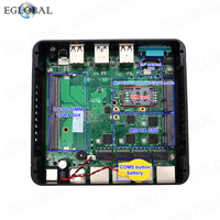Computadora Comercial sin Ventilador EGLOBAL, Intel Alder Lake N100L4, DDR4, MSATA SSD, Win10, 6 USB, DP HD, 4 RJ45, LAN 2.5G, Audio, Linux, Mini PC
