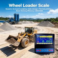 Sistem Penimbangan Onboard Kelas Industri Tinggi IP65 untuk Wheel Loader 20 ton dengan RS485 Cocok untuk SANY XCMG LiuGong Komatsu Caterpillar