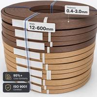 Bande de chantournage ABS effet bois/brillant, écologique, prix usine compétitif, pour MDF et contreplaqué