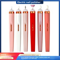 Mini perceuse à ongles portable USB silencieuse, machine électrique pour le polissage et le ponçage des ongles, pour la manucure, la pédicure, l'élimination des gels/acryliques
