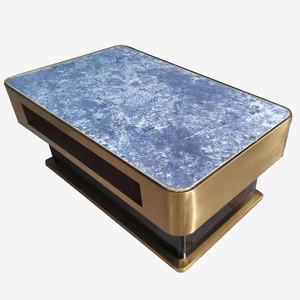 ナイトクラブやバーのためのカスタマイズされた青い大理石のテーブルトップクラブ家具のカスタマイズ - Product Image 3