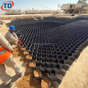 Nhà máy bán hàng trực tiếp tổ ong HDPE geocel cho đường sản xuất sỏi paver lưới cho subgrade ổn định tế bào Địa Lý - Product Image 4