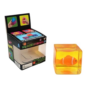 Juguete de descompresión de rebote lento de pez payaso luminoso, juguete de apretar de azúcar de malta con forma de cubo de hielo, superventas transfronterizo - Product Image 2